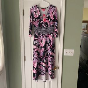 NWT Lilly Pulitzer Fleuris MIDI Dress